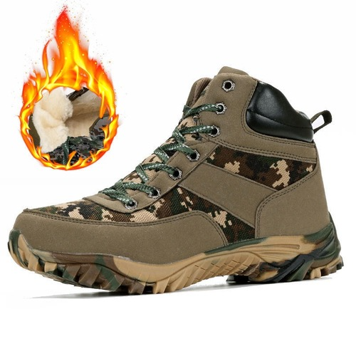 WinterWarm Snow Boots Camouflage Hiking 