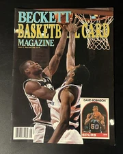 Vintage Issue #2 Beckett Basketball Card Magazine May/June 1990 David Robinson