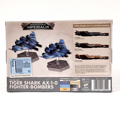 ウォーハンマー Tau Tiger Shark AX-1-0 Tiger Shark Ax-1-0 Fighter-bombers Tau Air Caste Warhammer 40k for