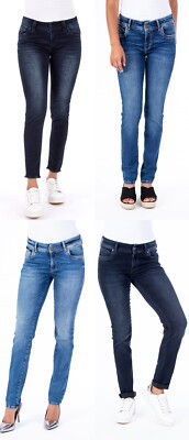 BLUE MONKEY JEANS  LAURA 001- 003 B-WARE VERSCHIEDENE BLAUTÖNE SLIM BASIC JEANS