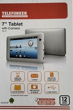 7"Tablet With Camera Telefunken Portable