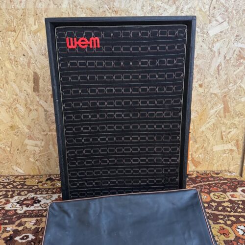 Vintage 1970s WEM Watkins Super Dual 12 2x12 Amplifier Cabinet Cover & Goodmans