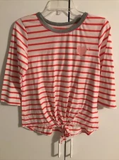 SO Girls Size 16 Striped Shirt A544