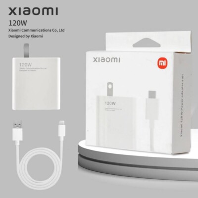 Free Post! for Xiaomi Redmi 120W Fast Charger AC Power Adapter US EU UK Plug