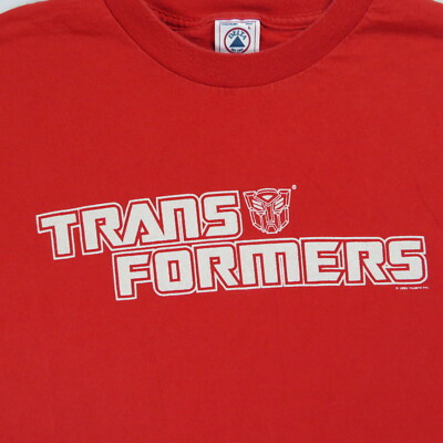 Rare Vintage DELTA Transformers 1999 T Shirt 90s Hasbro Toy TV 