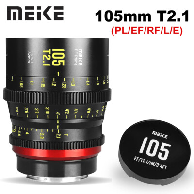 MEIKE FF Prime 105mm T2.1 Full Frame Cine Lens for Canon EF/RF Sony E PL/L-mount