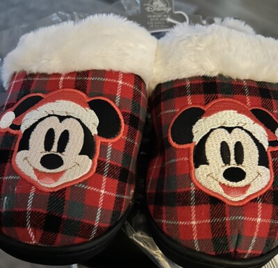 Disney Micky Maus - Weihnachtliche Hausschuhe  
