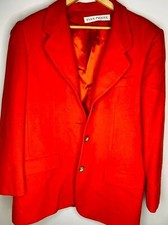 Blazer Vintage Evan picone union made size 12 red blazer jacket