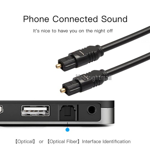 Durable Digital Optical Audio Cable Toslink SPDIF Cable Gold Plated for Amplifer - Picture 11 of 15