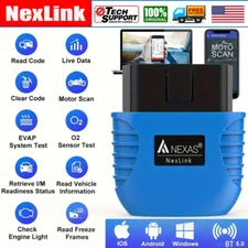 NEXAS NexLink Car Bluetooth OBD2 Scanner Diagnostic Scan Tool for IOS Android