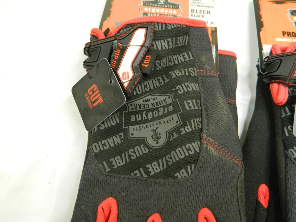 ERGODYNE Cut, Puncture & Abrasive Resistant Gloves Sz Medium 2 Pairs 812CR - Image 4 of 4
