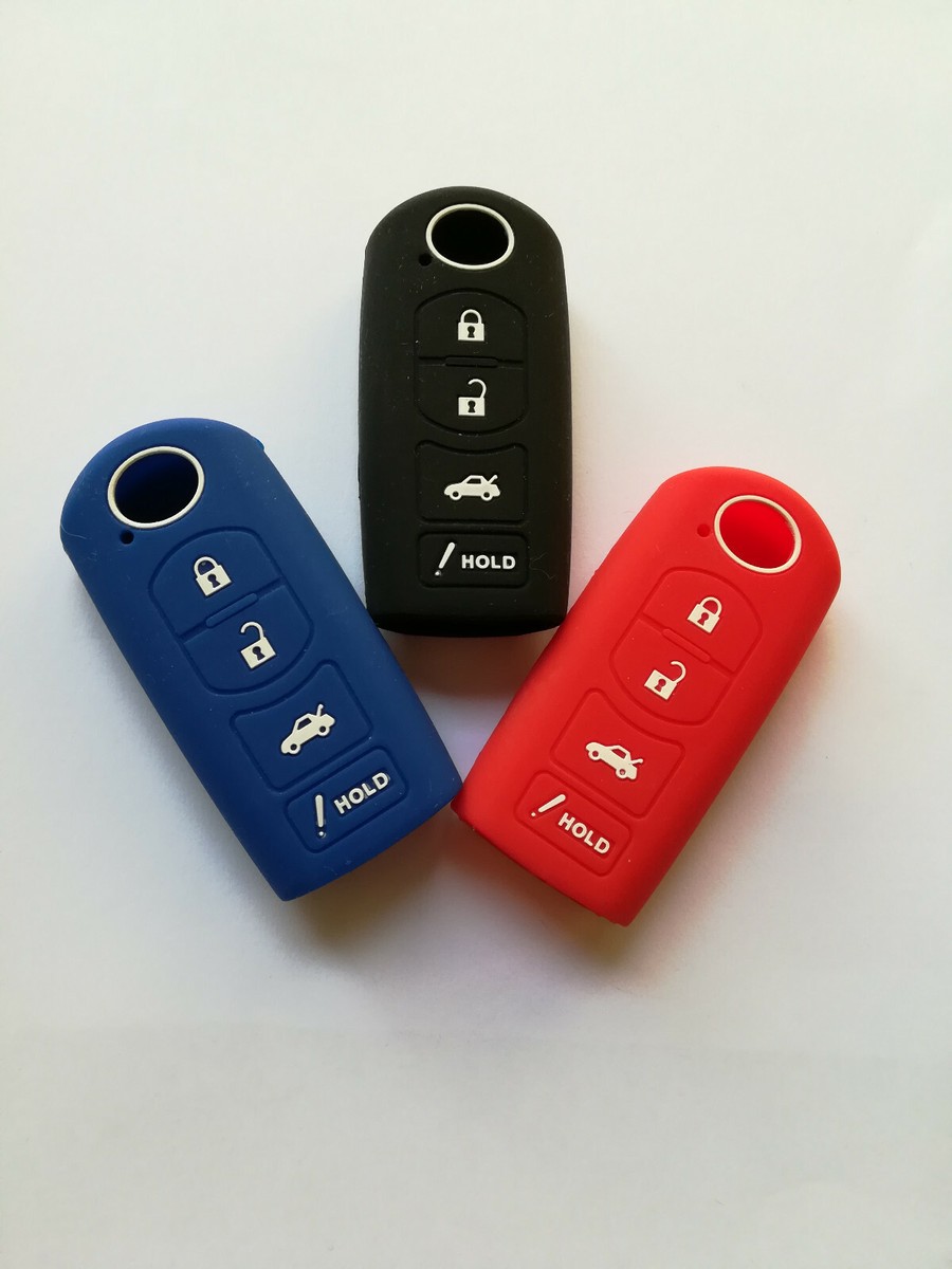 2-Piece Key Cover Set For 2017-2018 Toyota Yaris IA & 2016 Scion IA Smart Key WAZSKE13D01 – Blue & Gray