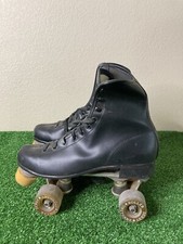 roller derby skates size 8 black urethane wheels