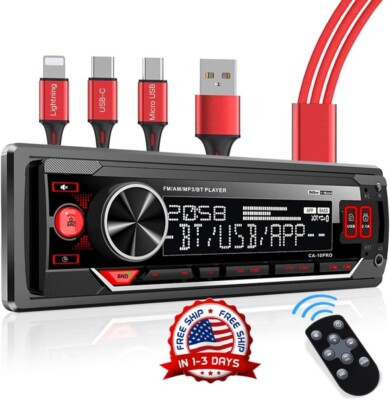 Estereos Para Carros Bloothtooth Auto Estereo Radios con Bluetooth Carro Nuevo