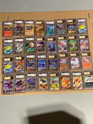 10 PSA 10 CGC 10 GEM MINT PRISTINE Graded Lot Pokemon Bulk