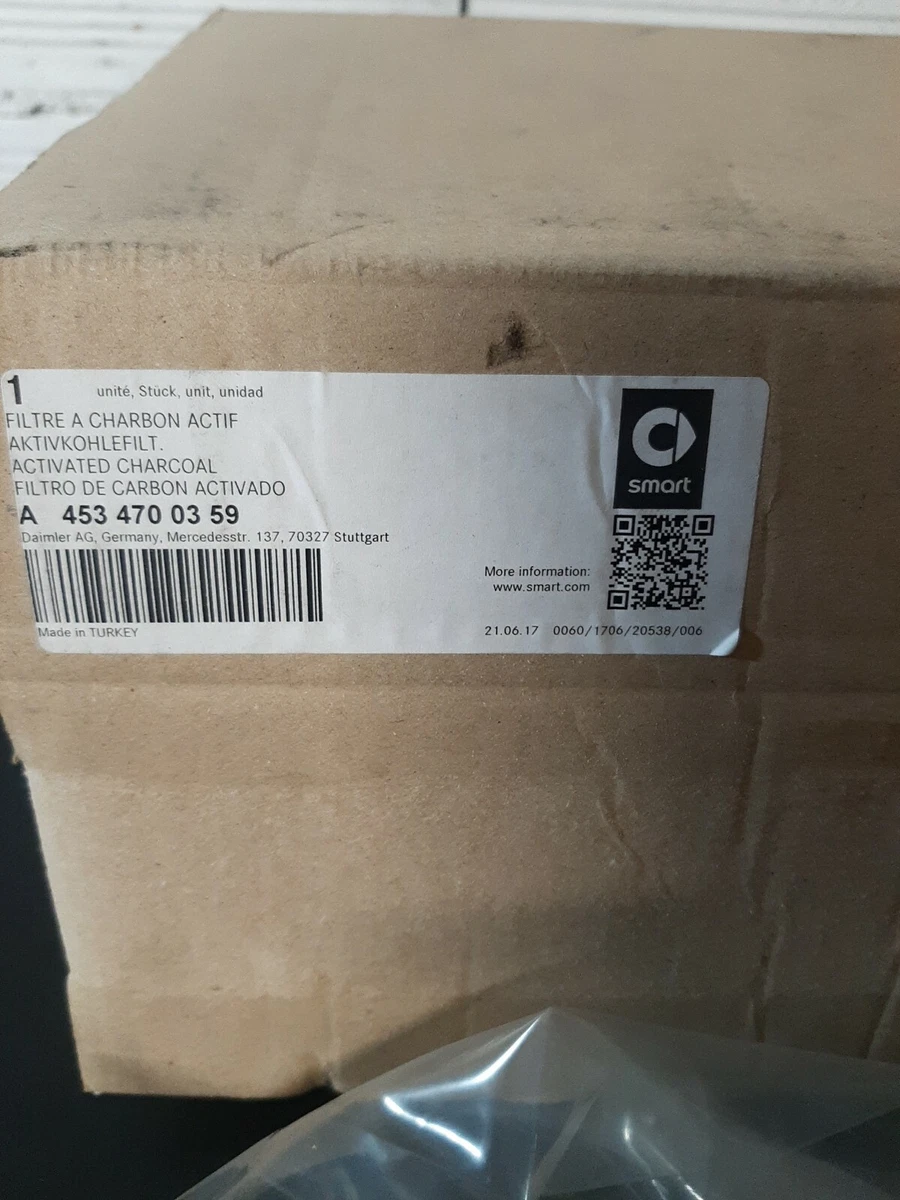 MERCEDES W453 SMART FILTRO A CARBONE IMPIANTO DI ALIMENTAZIONE OEM  