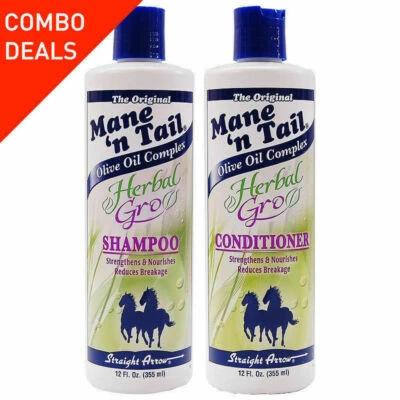 MANE ‘N TAIL Mane 'N Tail Herbal Gro Shampoo and conditioner twin pack 355ml