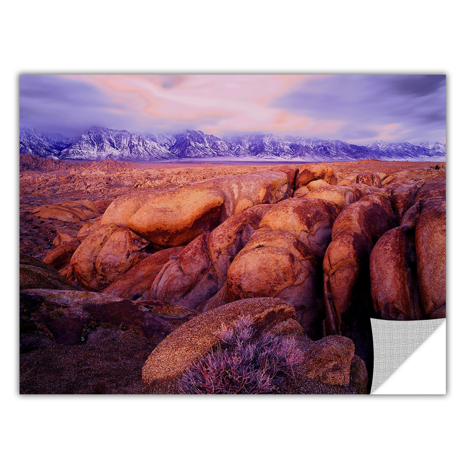 Dean Uhlinger Sierra Dawn Storm Light, Art Appeelz Removable  Small