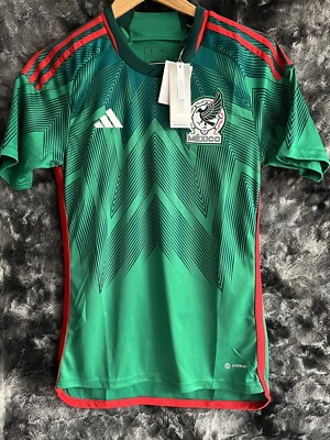 Adidas Mexico 22/23 Home Authentic Soccer Jersey Green $90 NWT Men’s  Small S