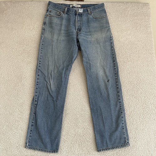Vintage Levi's Jeans Men's 36x34 Blue 550 Relaxed Fit Y2K Skate 90s Faded Grunge