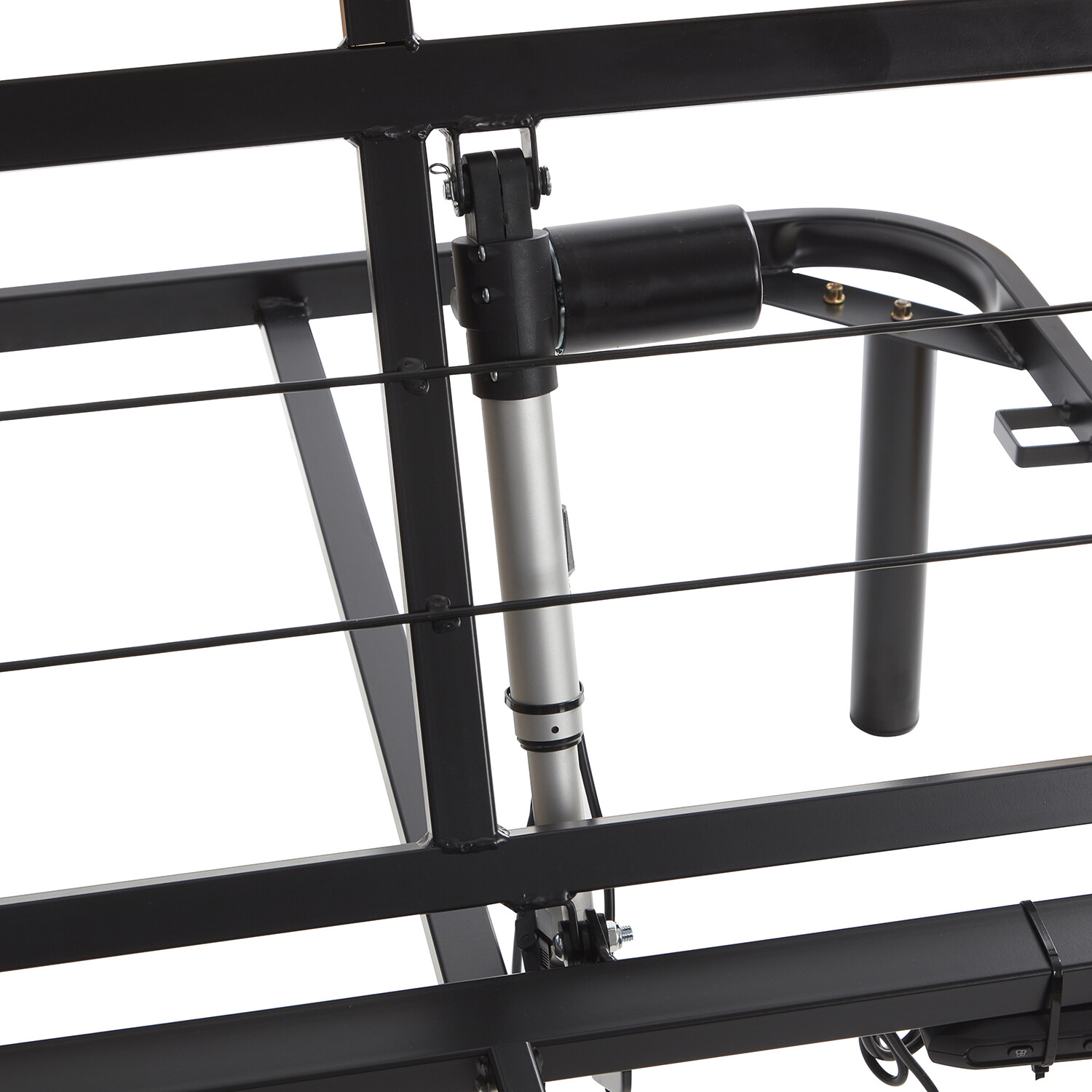 Adjustable Bed Base Head and Foot Incline, Steel Bed Frame with Wireless Remote