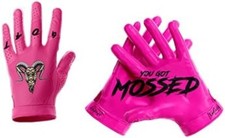 G.O.A.T. You Got Mossed-Football Gloves for Youth and Adult-Wide Receiver Gloves