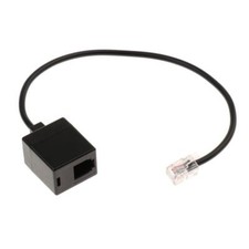 Telephone Extension Cable Male Modular Plug to Female Modular Jack -
