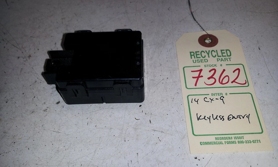 Mazda CX-9 2014 módulo de control de entrada eléctrico sin llave OEM TD11675R0B #7362 Foto 2 de 4