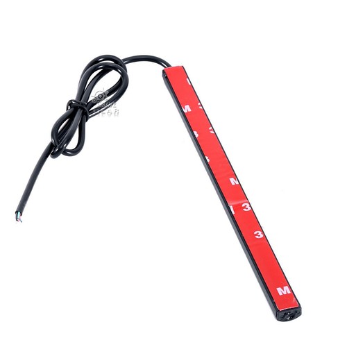 32 LED Red Amber Motorcycle Integrated Tail Brake Stop Turn Signal Light Strip - Picture 5 of 9