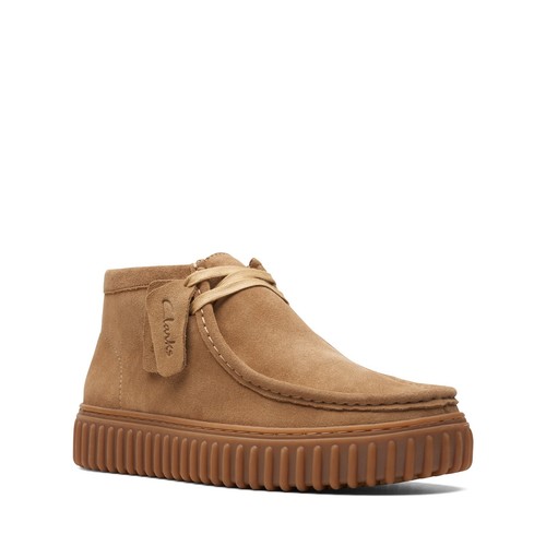 Clarks Men's Torhill Hi Dark Sand Suede 26173663 - Picture 2 of 7