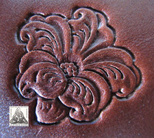 Discontinued Craftool Co. USA 1996 Western Flower 1" Leather Stamp 8494