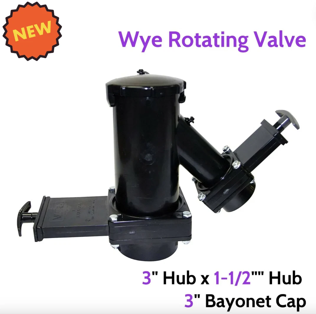 Rotating Drain Valve Replace Dump Black/Grey Waste Water Tank RV Camper Trailer
