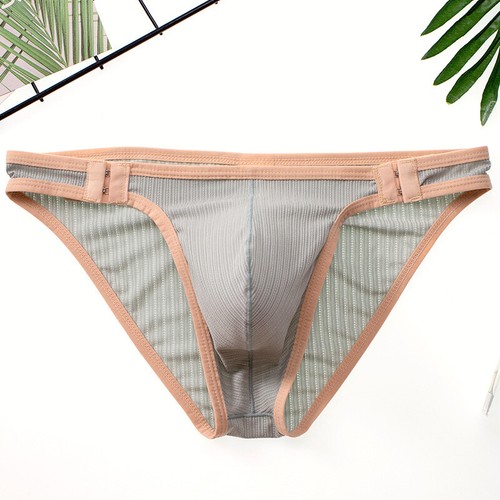 Mens Underwear Sexy U Convex Pouch Mid Waist Thongs G String Underpants Briefs ☽ - Picture 15 of 15