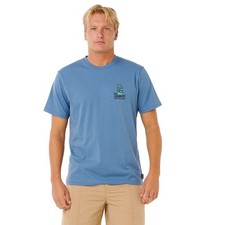 Rip Curl Vaporcool Search Stack T-Shirt - Bluefin