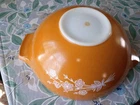 Vintage Pyrex Mixing Bowl 444 Butterfly Gold 444 Cinderella 4 Qt