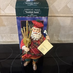 SCOTTISH SANTA / KURT S ADLER / KEY-WIND MUSICAL / "Blue Bells of Scotland" 12"