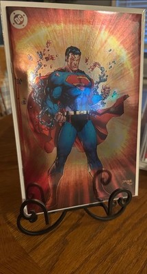 Superman Action Comics 1 JIM LEE Red Foil Virgin SDCC 2025 Ltd 200 NM++