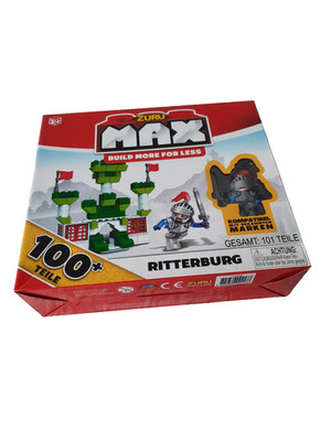 ZURU Max Build More for Less Ritterburg, 101 Teile NEU und OVP