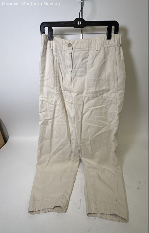 Banana Republic Women's White Chino Pants - Size M