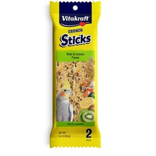 Vitakraft Crunch Sticks Kiwi  Lemon Flavor Cockatiel Treat 1ea/3.5oz., 2 ct