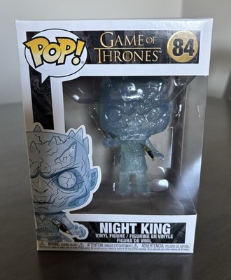 Funko Pop! Game of Thrones Figure #84 Crystal Night King W/ Dagger Damaged Box