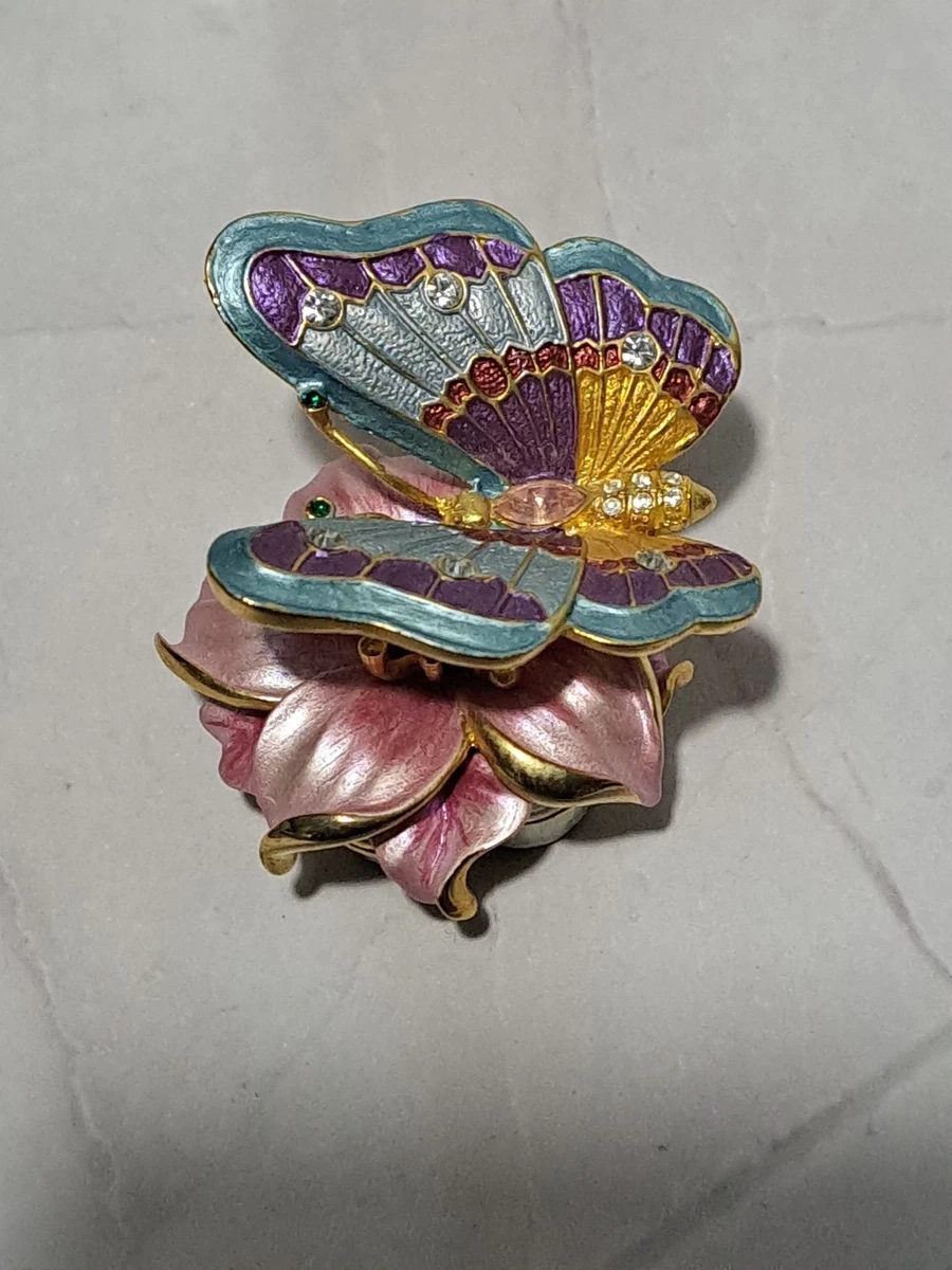 Butterfly Box In Collectible Decorative Trinket Boxes for sale | eBay