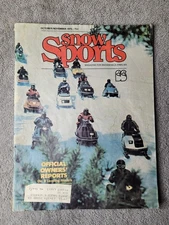 Vintage October November 1975 Snow Sports Snowmobile Magazine Vol 11 No 2 *Read*