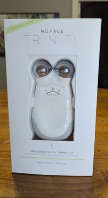 NuFACE Trinity Microcurrent Facial Toning Device w/ Eye & Lip Attachment w/Box