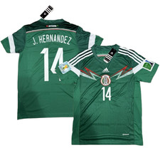 NWT HOT Javier "Chicharito" 14 Hernandez 2014 Mexico Green Jersey MEN