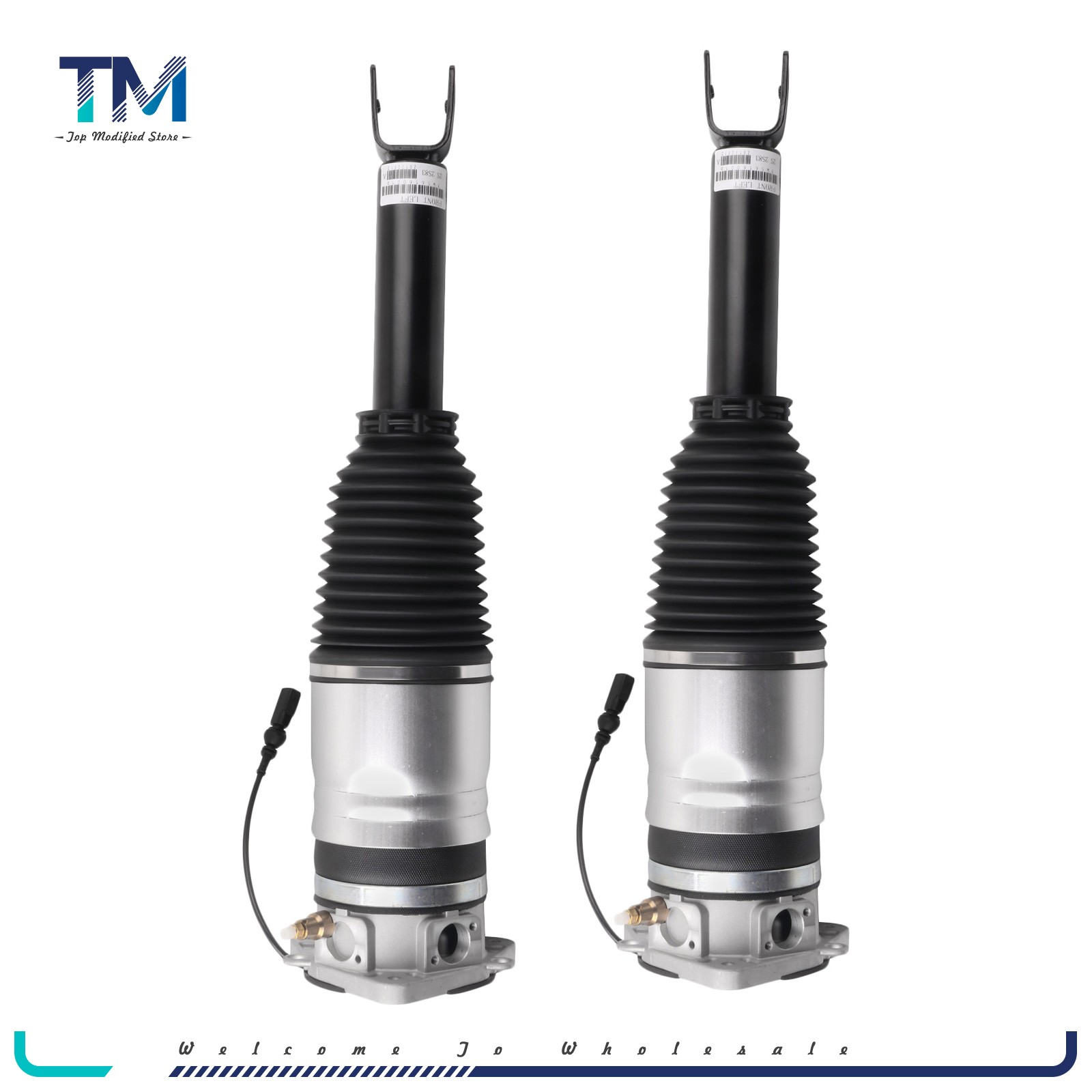 Rear Pair Air Suspension Spring Strut For VW Phaeton V8, Bentley Continental W12