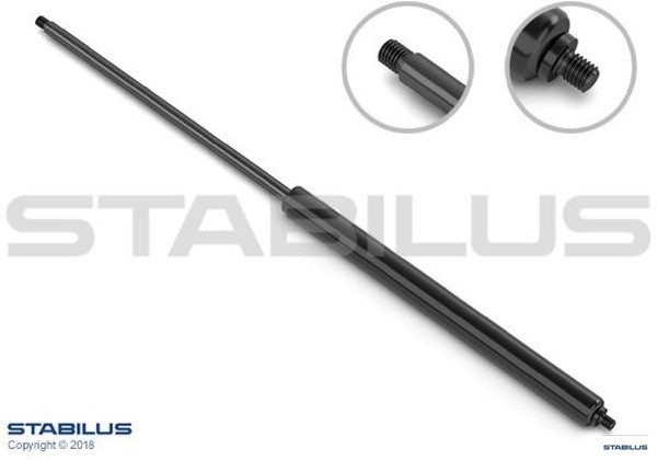Stabilus 443837 Gasfeder FüR Koffer-/Laderaum Gasfeder GasdäMpfer FüR Jeep-image