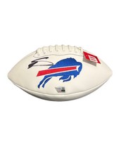Stefon Diggs Autographed White Football BUFFALO BILLS Fanatics Authentication 