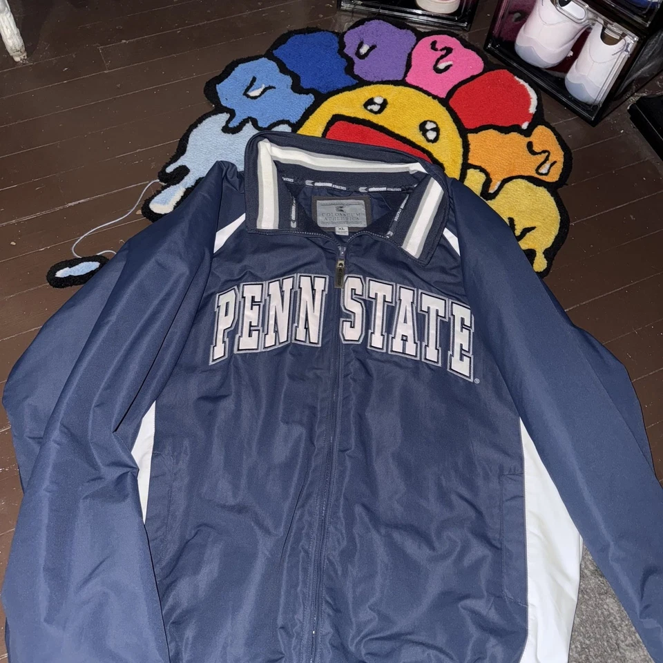 Penn State Nittany Lions NCAA Starter Full Zip Jacket BLUE - Image 3 of 4