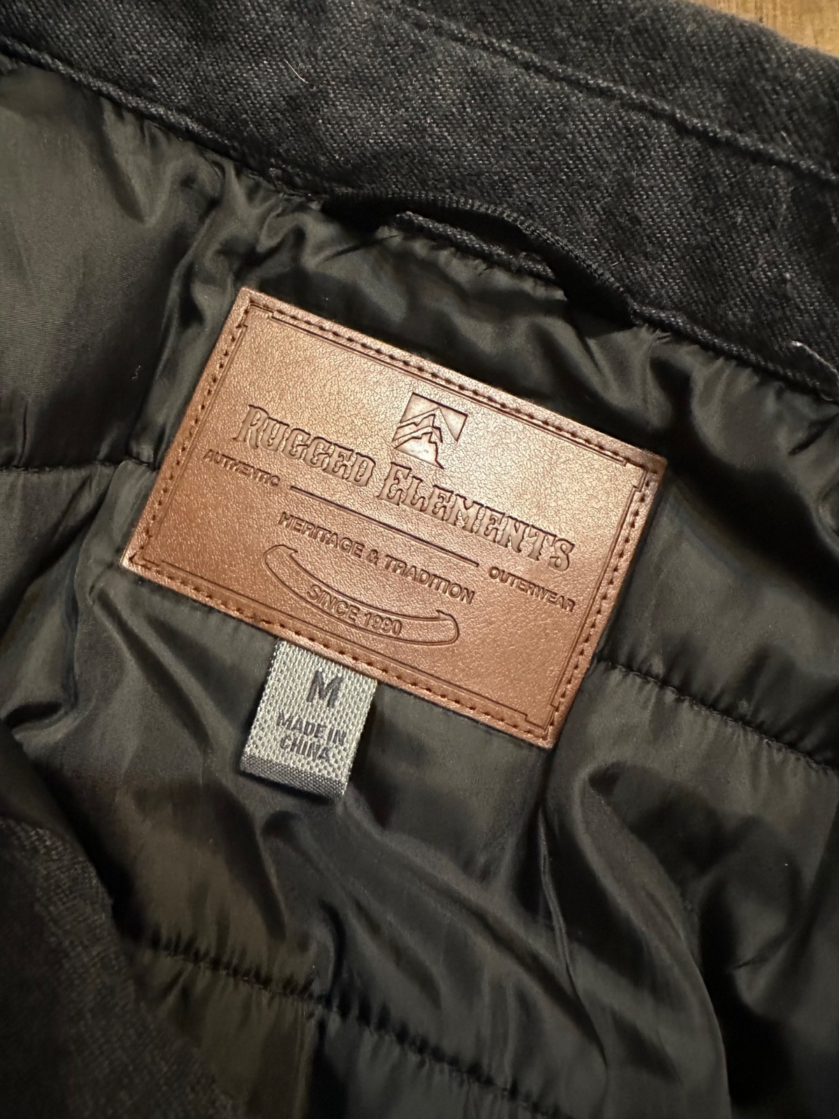 Rugged Elements Lined Flannel Shirt Shacket, Util… - image 5